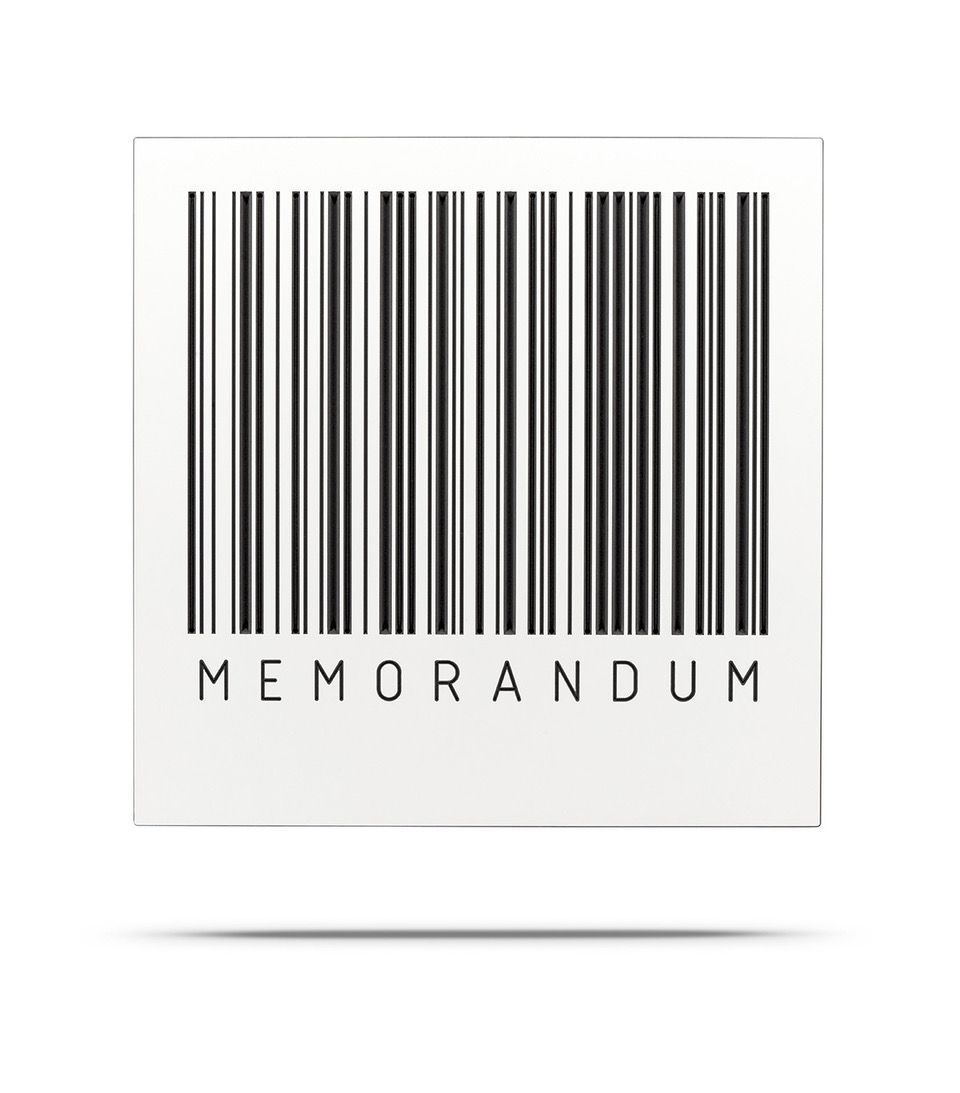 BARCODE BOARD “Memorandum”