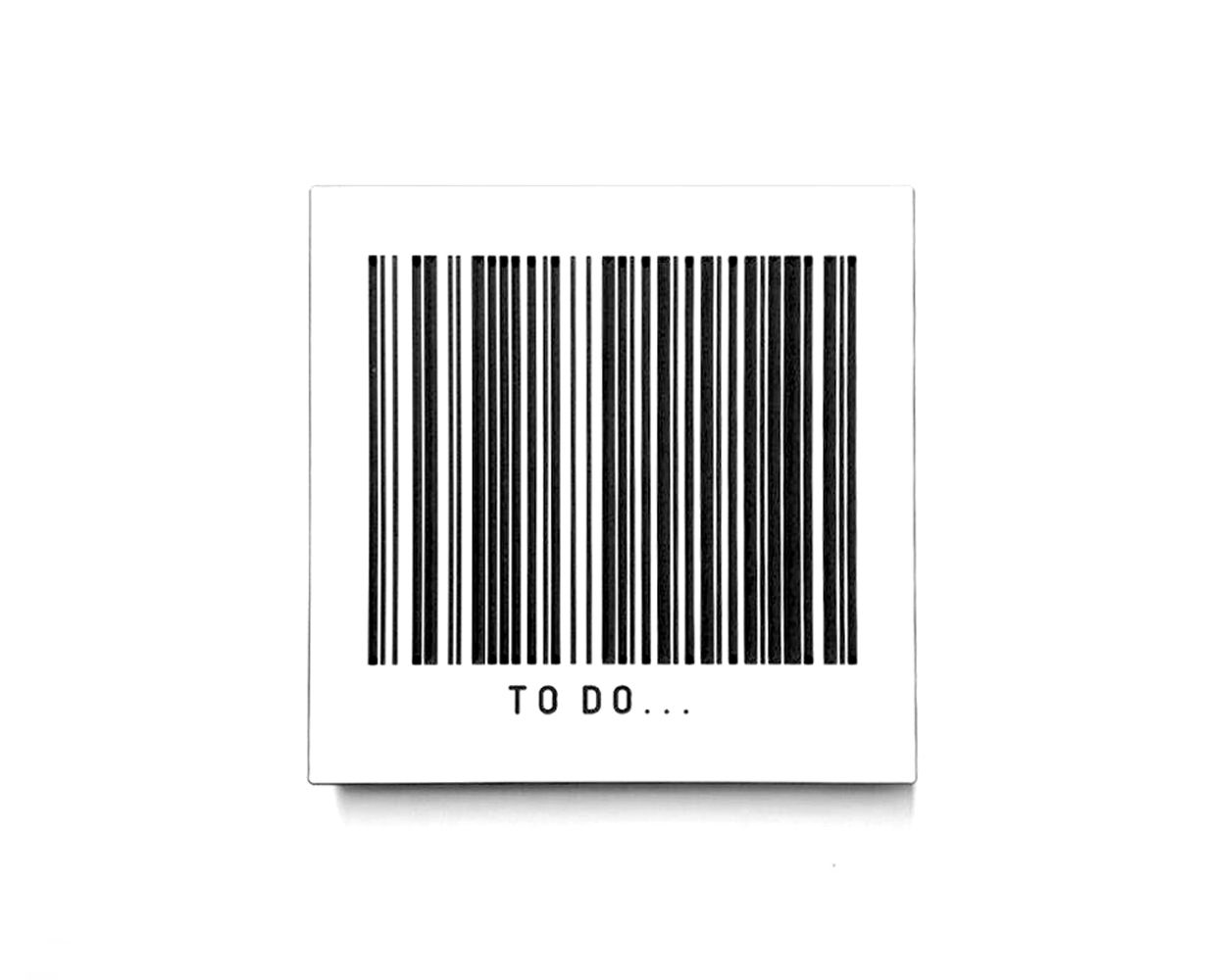 BARCODE BOARD klein, “To Do…”