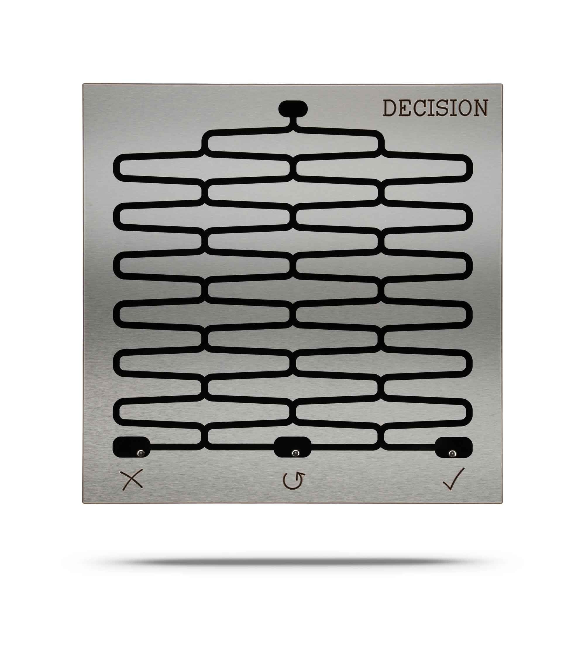 DECISION Kugelbahn/Entscheidungshilfe, Aluminium