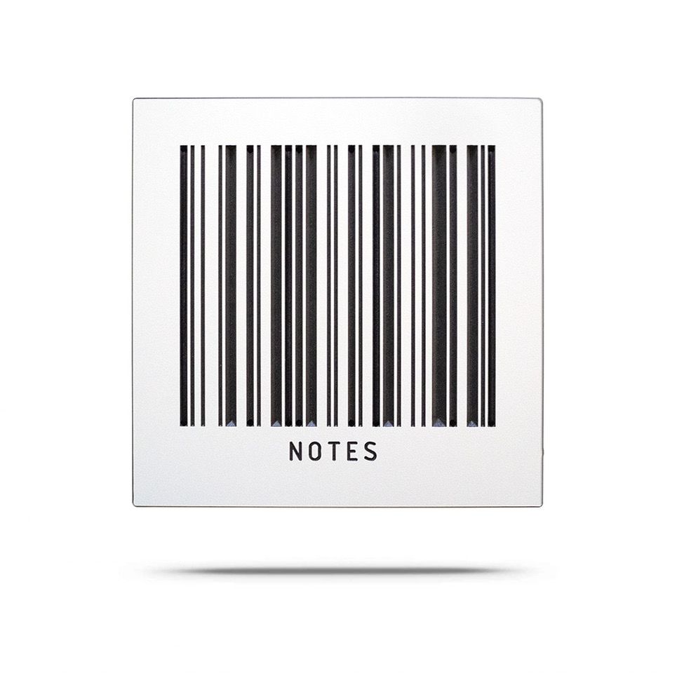 BARCODE BOARD klein, “Notes”